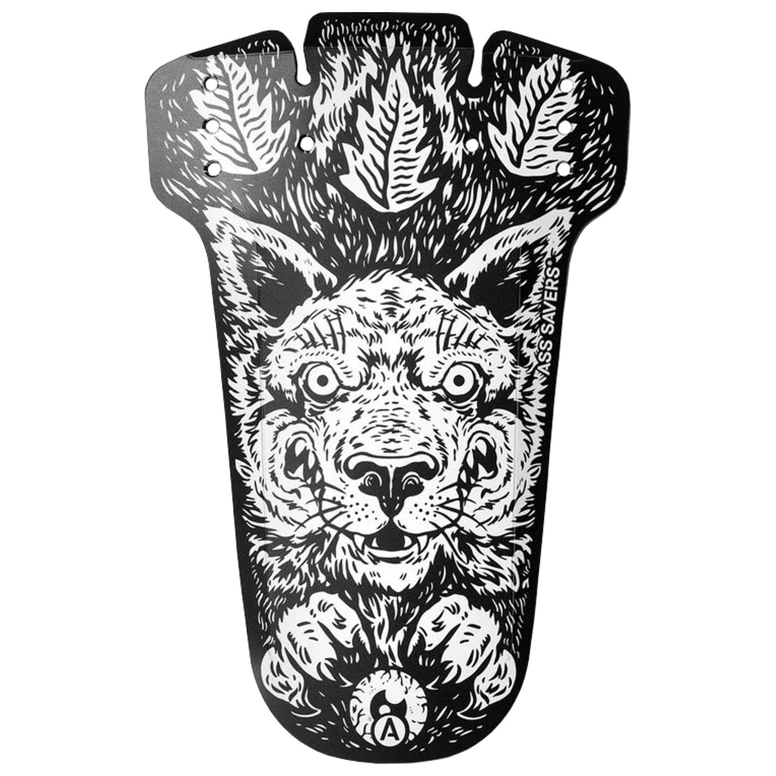 Ass Savers Mudder Regular Front Mudguard - Wolf (MTB, Trail, Gravel, Universal)