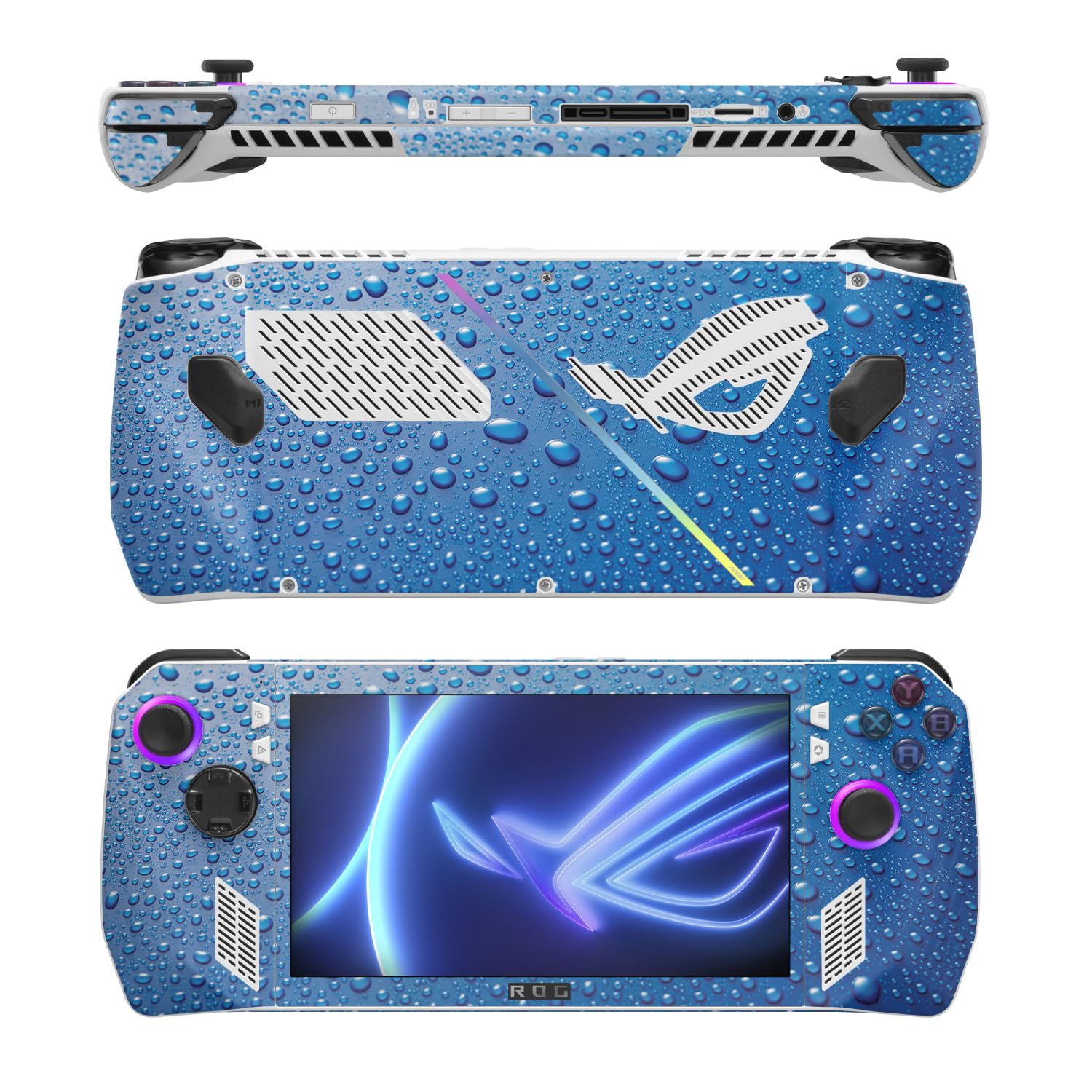 MightySkins Skin Compatible with Asus ROG Ally - Mist | Protective, Durable, and Unique Vinyl Decal wrap Cover | Easy to Apply, Remove, and Change Styles