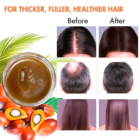 MISICH Raw Batana Oil for Hair Growth, 100% Natural Pure Botana Oil Paste from Honduras, Unrefined Organic Batana Hair Mask for Prevent Hair-Loss, Enhances Thickness for Men & Women 5.3 oz