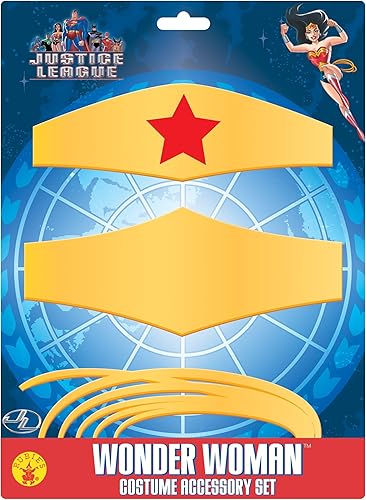 Juego de accesorios de la Mujer Maravilla, Estándar, Amarillo