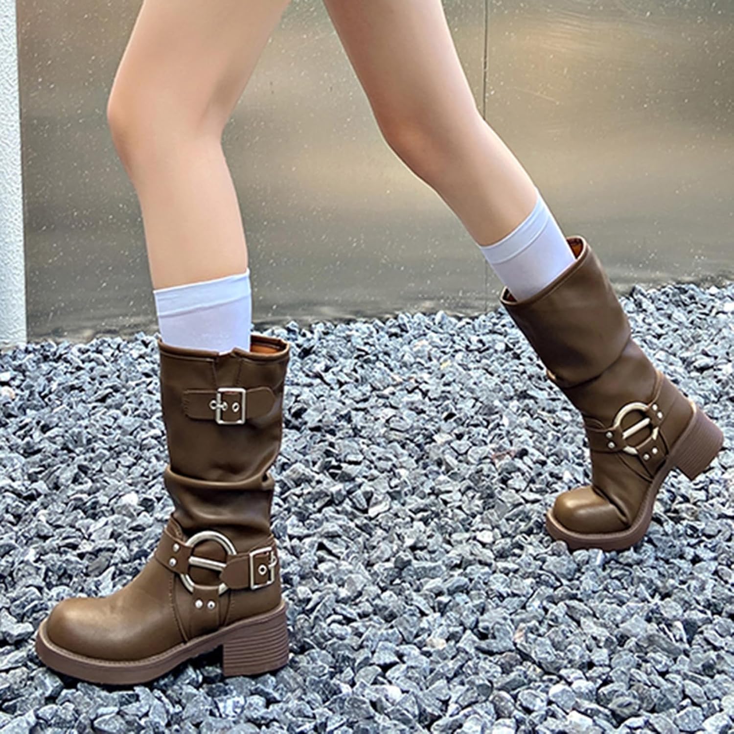 [ＬＳＤＺＷ] エンジニアブーツ レディース ブーツ レディース エンジニア ショート レディース ミドルブーツ ワークブーツ エン