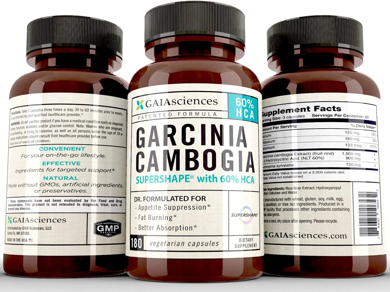 Pure Garcinia Cambogia Fat Burner: Proven Weight Loss Support, Premium HCA Extract Appetite Suppressant, Carb Blocker, Dr Recommend Weight Loss Supplement Pill That Works