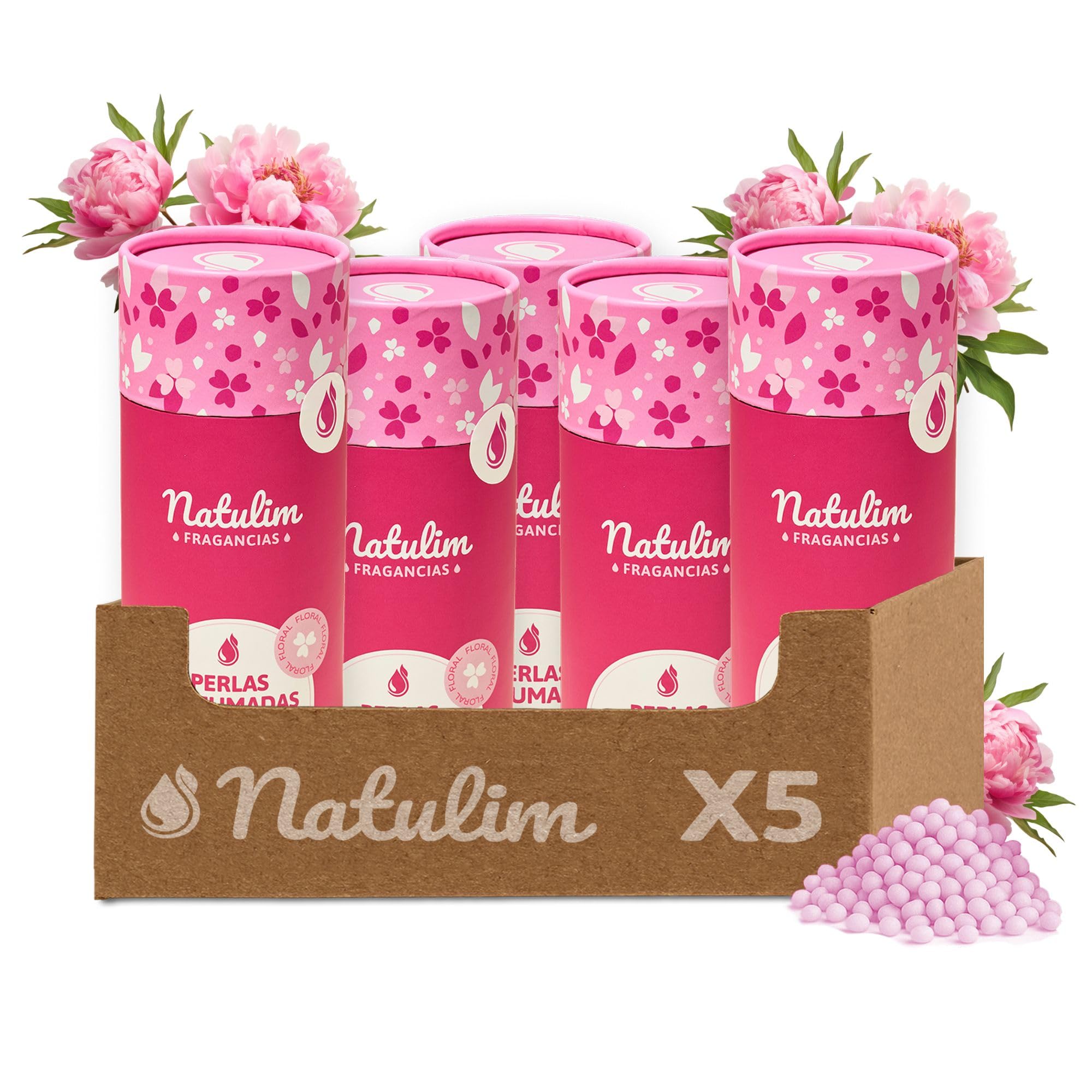 Natulim Perlas Perfumadas - Perlas Aromatizantes para Ropa - Fragancia Duradera - Sin Químicos Nocivos - Apto Pieles Sensibles y todo tipo de Prendas - 30 Lavados (Fragancia Floral) — view 8