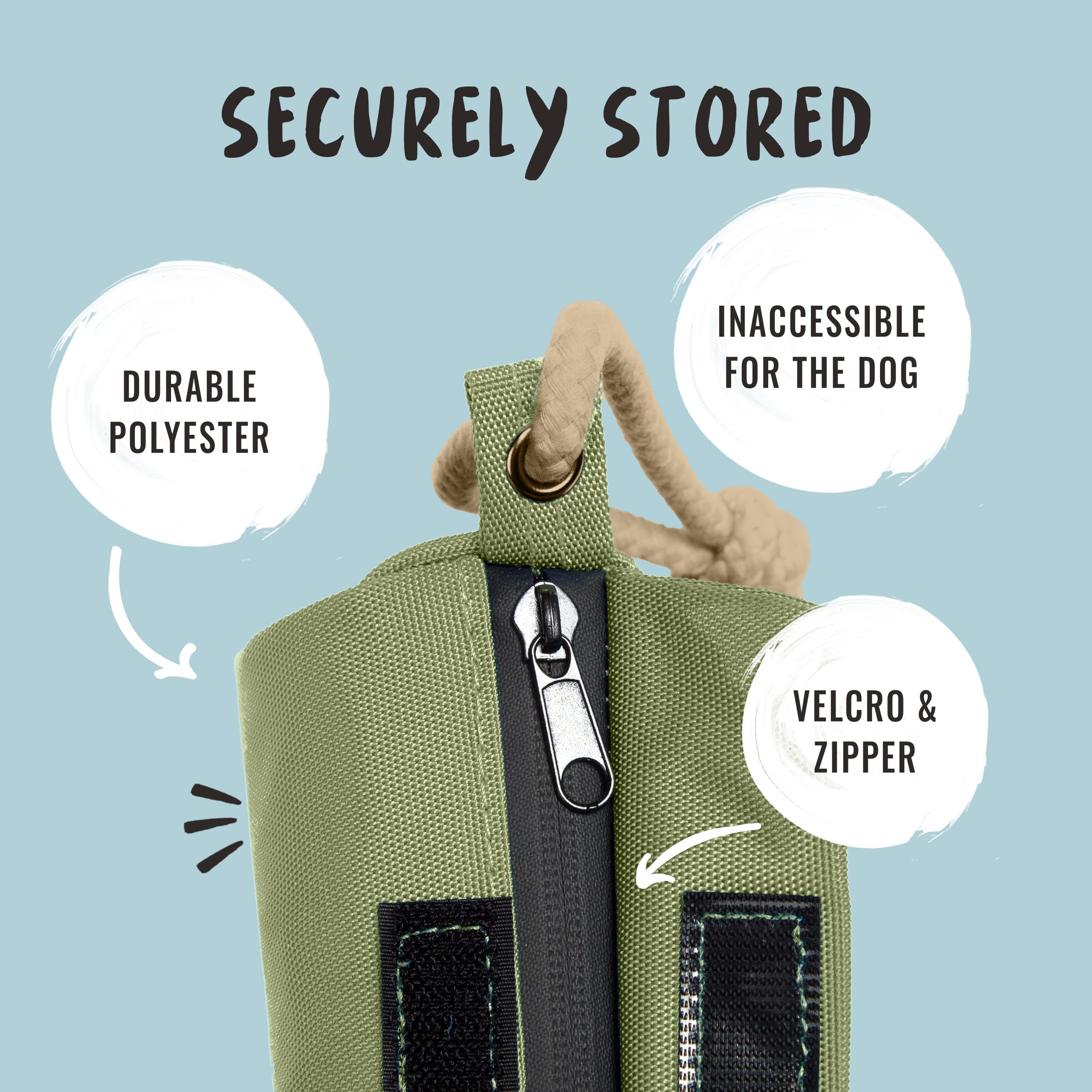 Rudelkönig Manicotto Cane - Salamotto per Cani - Dummy Cane Salsicciotto per Cani - Gioco robusto per Addestramento