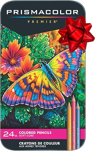Prismacolor 2031522 Premier Colored Pencils 24 Pencils, Assorted
