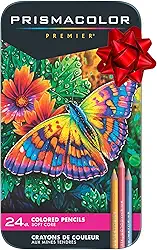 PRISMACOLOR 3597T Premier Colored Pencils, Soft Core, 24ct