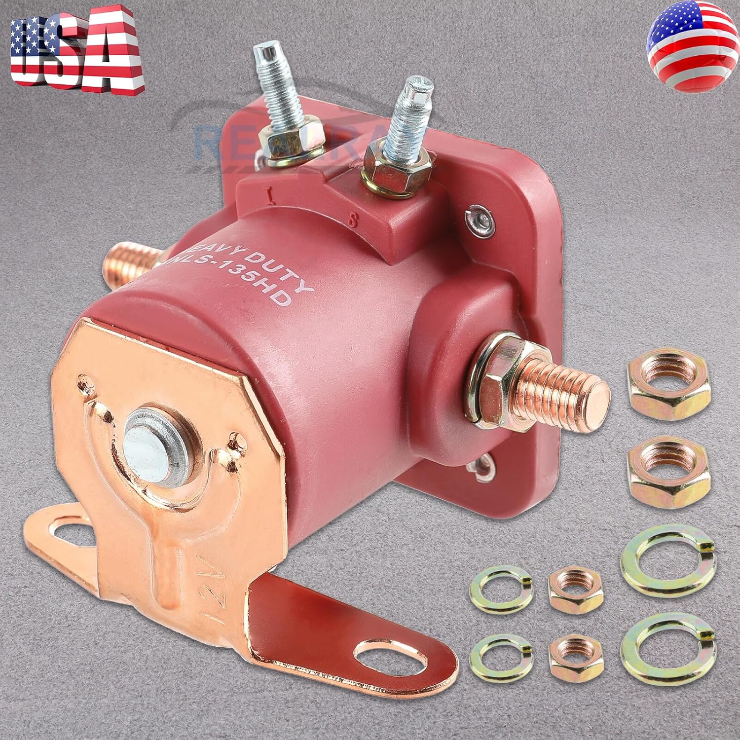 Replacement Auto Parts For Starter Relay Solenoid 12V Heavy Duty SW3 Fits Ford Starter Car Truck SNL135 USMod-R36R-4444