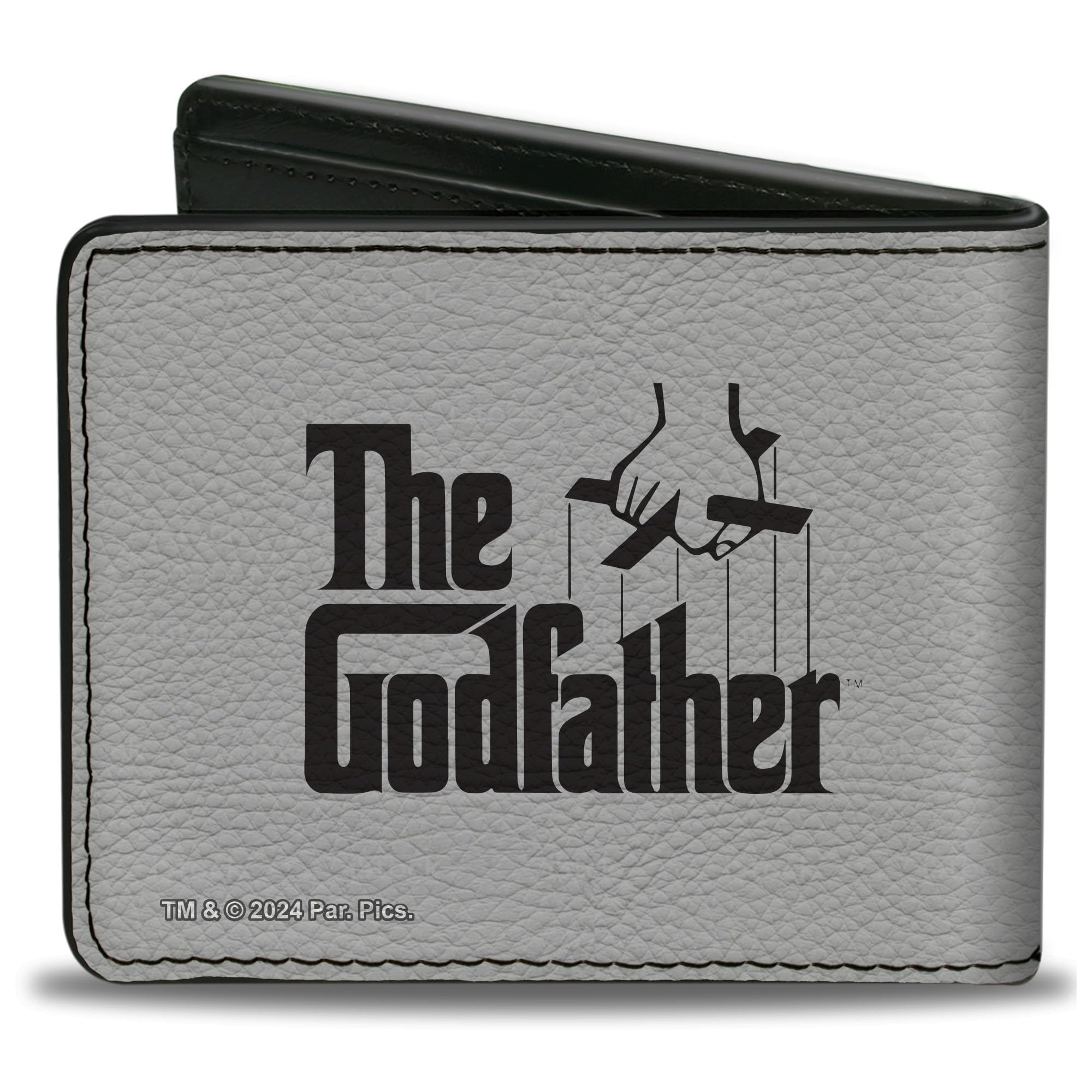 Buckle-Down Paramount Pictures Wallet, Bifold, The Godfather I'll Make Him an Offer and Logo News Print, Vegan Leather
