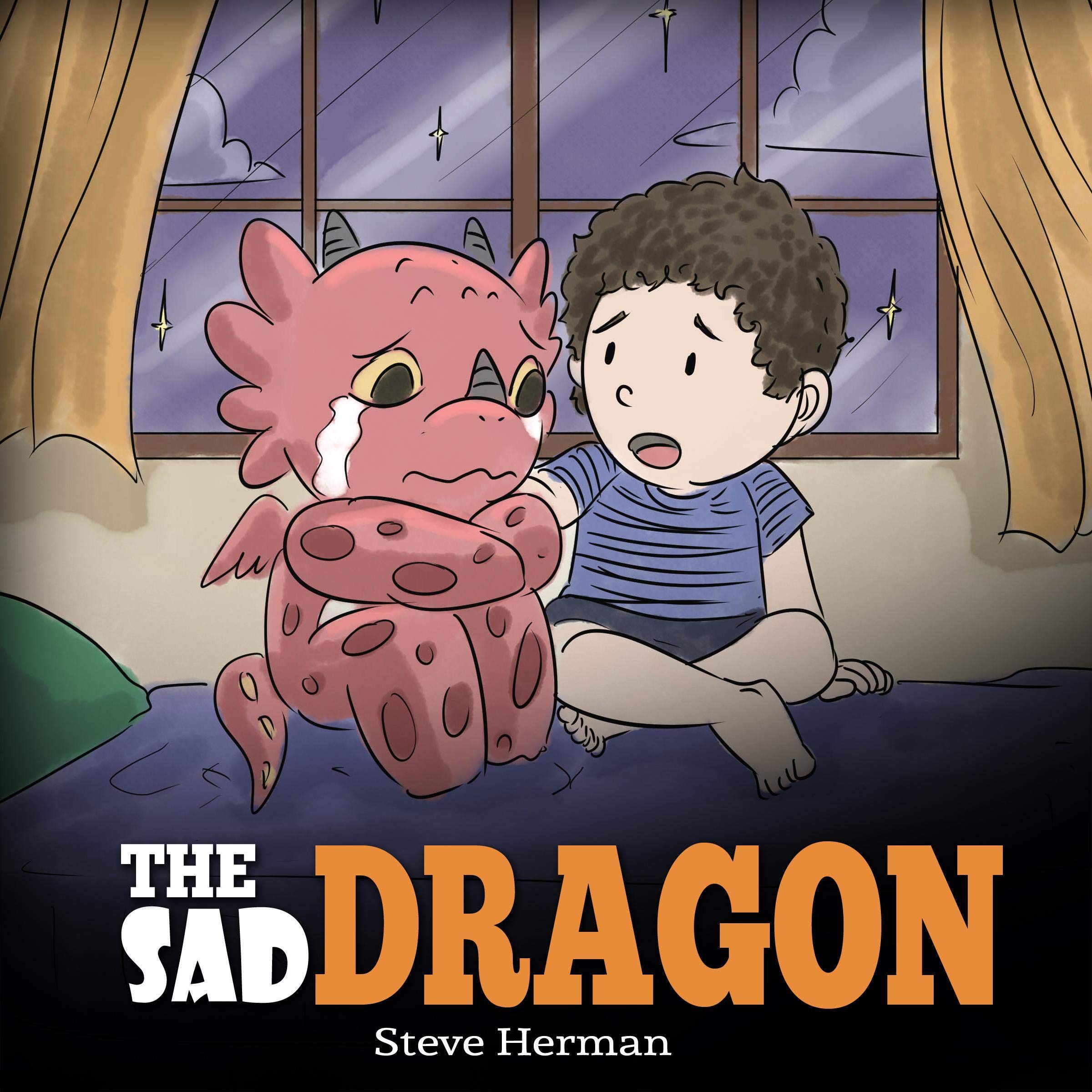 Cover art for The Sad Dragon: A Dragon Book About Grief and Loss