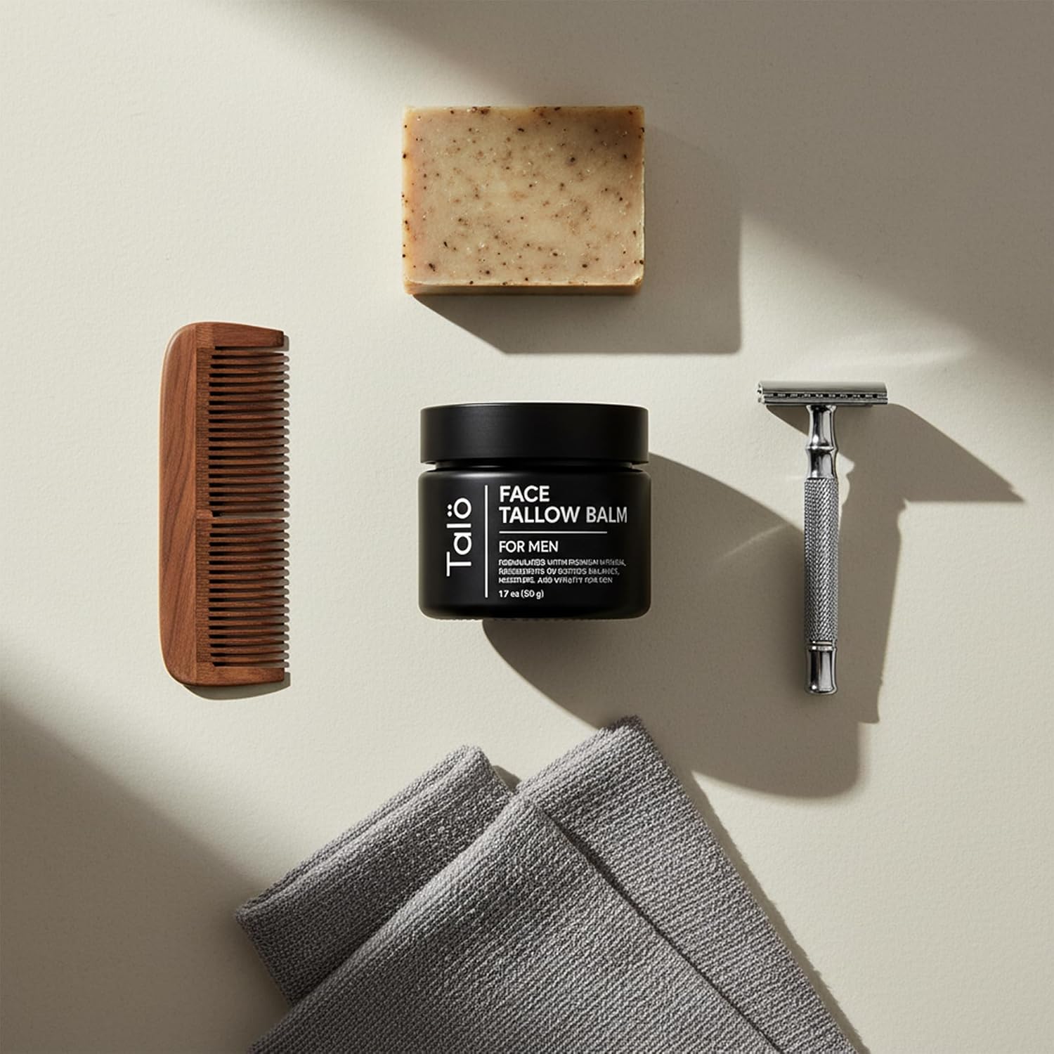 Talö Beef Tallow Moisturizer for Men | 100% Natural Grass Fed Beef Tallow for Face | Rich in Vitamins w/No Fillers & Synthetics | Anti-Aging Face Cream for Dry & Sensitive Skin | 1.7fl. oz jar - Image 9