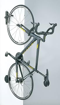 Topeak Swing-Up DX Bike Holder Adjustable Wall-Mount Storage System for Space Saving, Dual-Side Swivel, 15 Locking Increments, Fits Tires up to 2.35, Durable Alloy & Steel Build