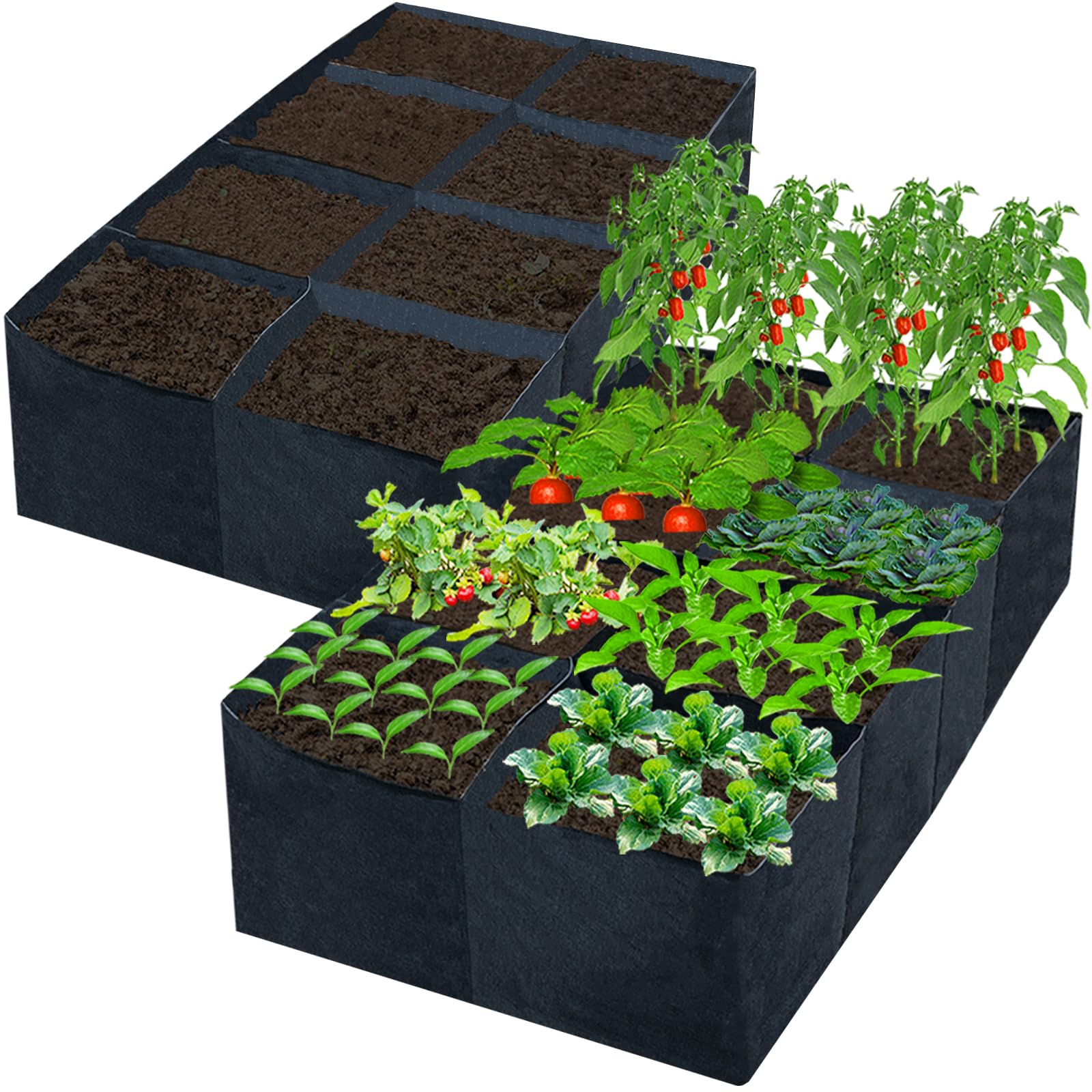 HzNzYHD 8-Grid Fabric Beds