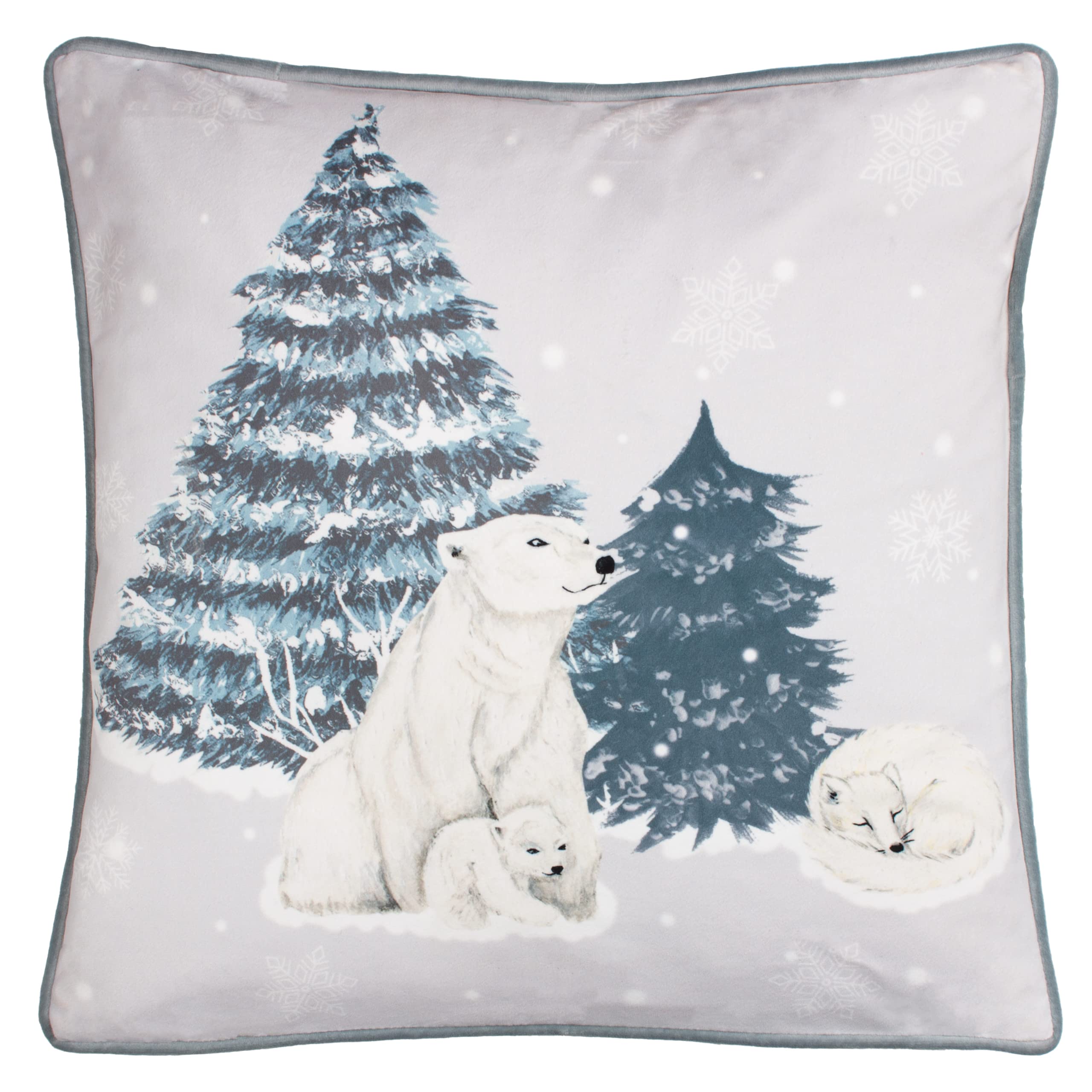 Coussin ours polaire furn. Arcticus garni en polyester douceur
