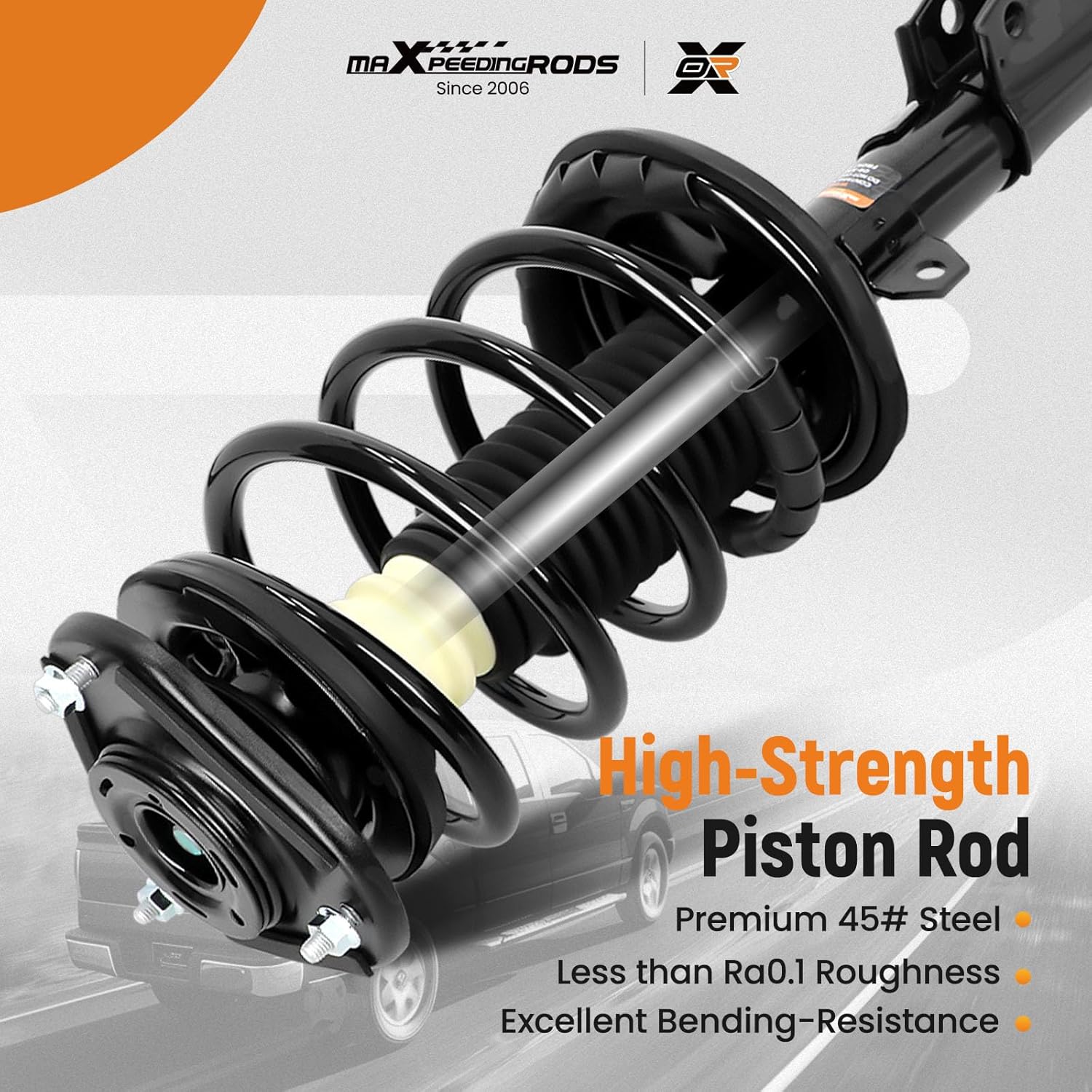 maXpeedingrods Front Strut for Toyota Corolla 2003-2008, 172115 172114 Shock Absorbers Struts with Coil Spring Assembly 2Pcs