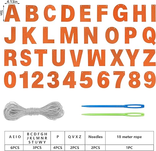 Miniatura 9 de Kit de pancarta de bricolaje con letras con purpurina, letras negras personalizables, pancartas de cumpleaños, pancarta de graduación, pancarta