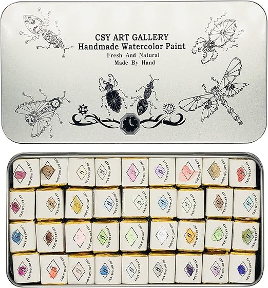 CSY art gallery Handmade Artist Watercolor Paint Set
