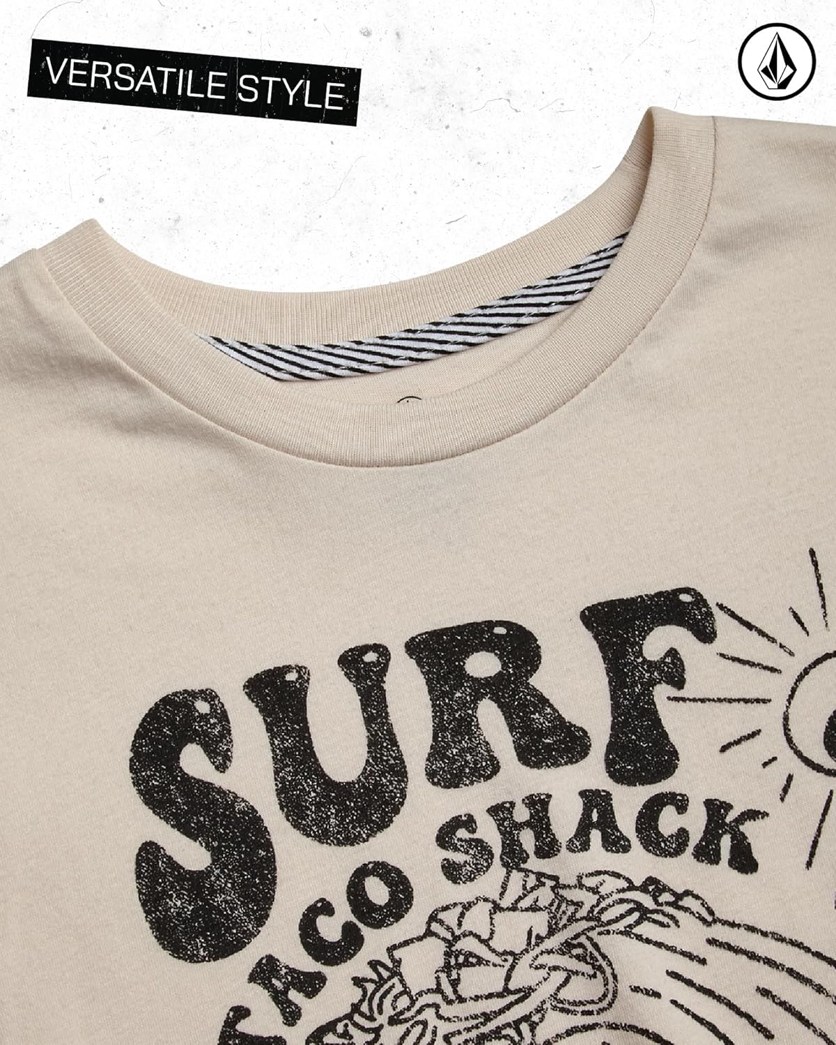 Volcom Girls Shirts - Casual Crewneck Short Sleeve Graphic Tee Trendy Tops - Breathable Girls Summer Clothes - Image 4