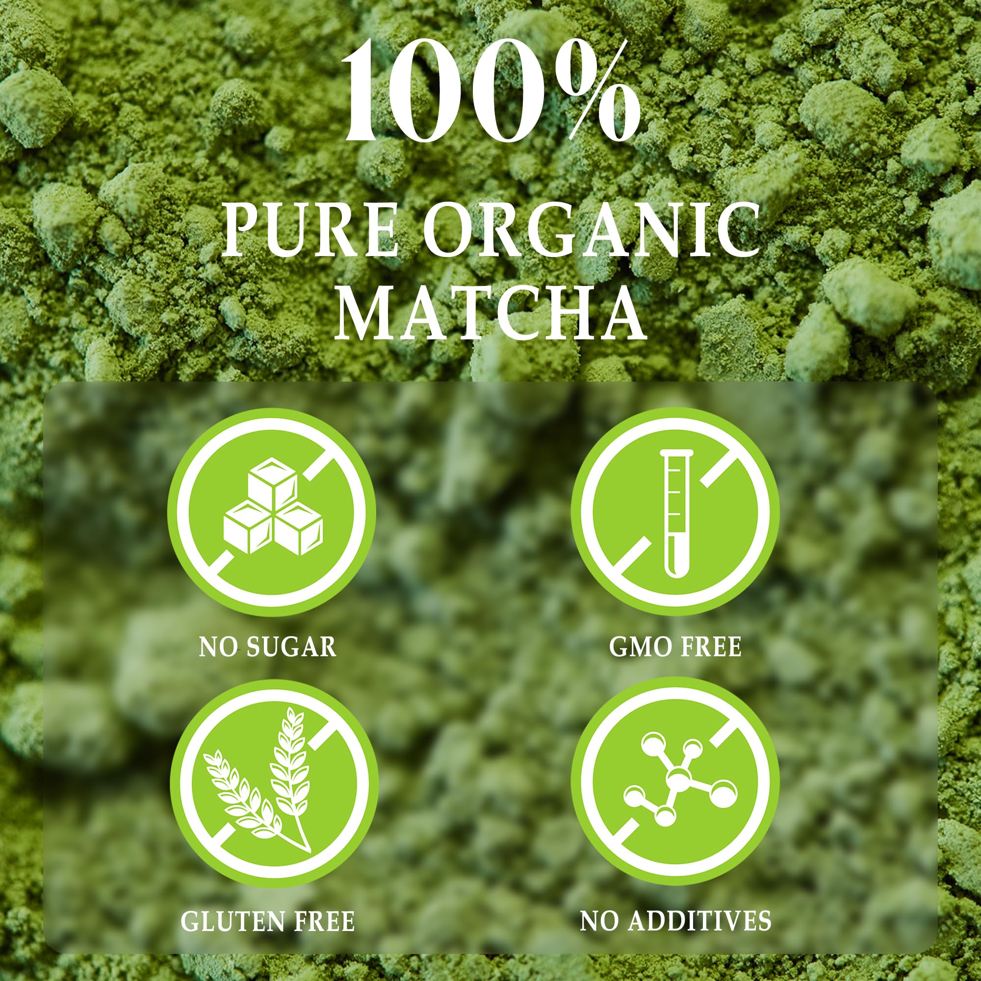 ETANATURE Premium Ceremonial Grade Matcha Powder - Matcha Green Tea Powder for Metabolism Brain and Sleep - JAS — view 4