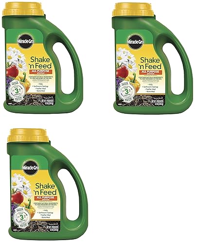 3001910 Shake N Feed - Alimento vegetal de liberación continua multiusos, 4.5 libras, paquete de 3