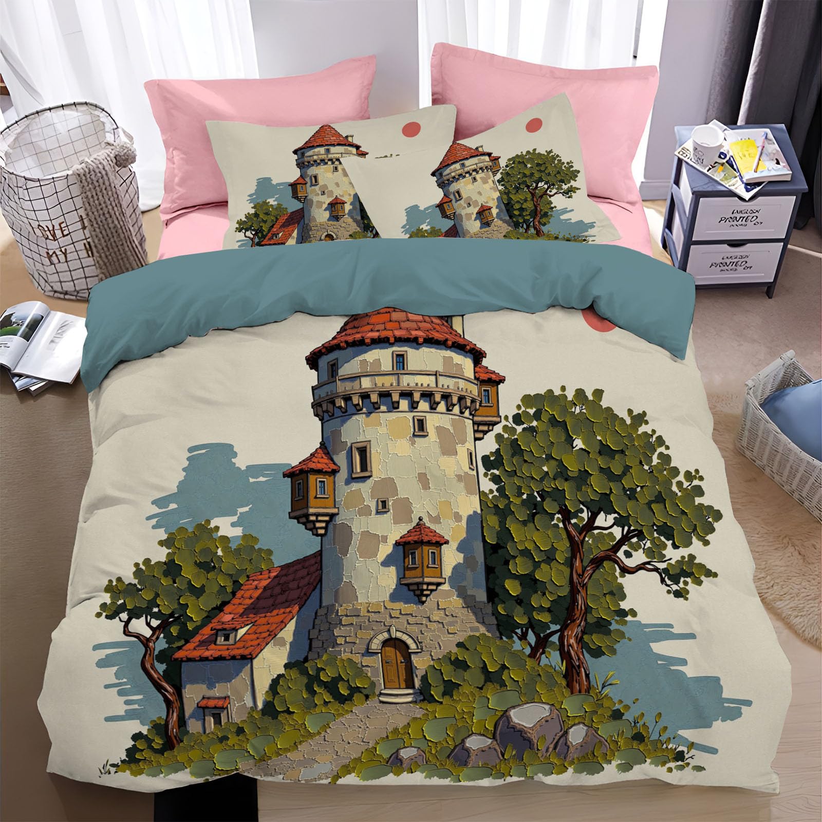 Parure de lit sakura rétro pour transformer votre chambre en oasis zen