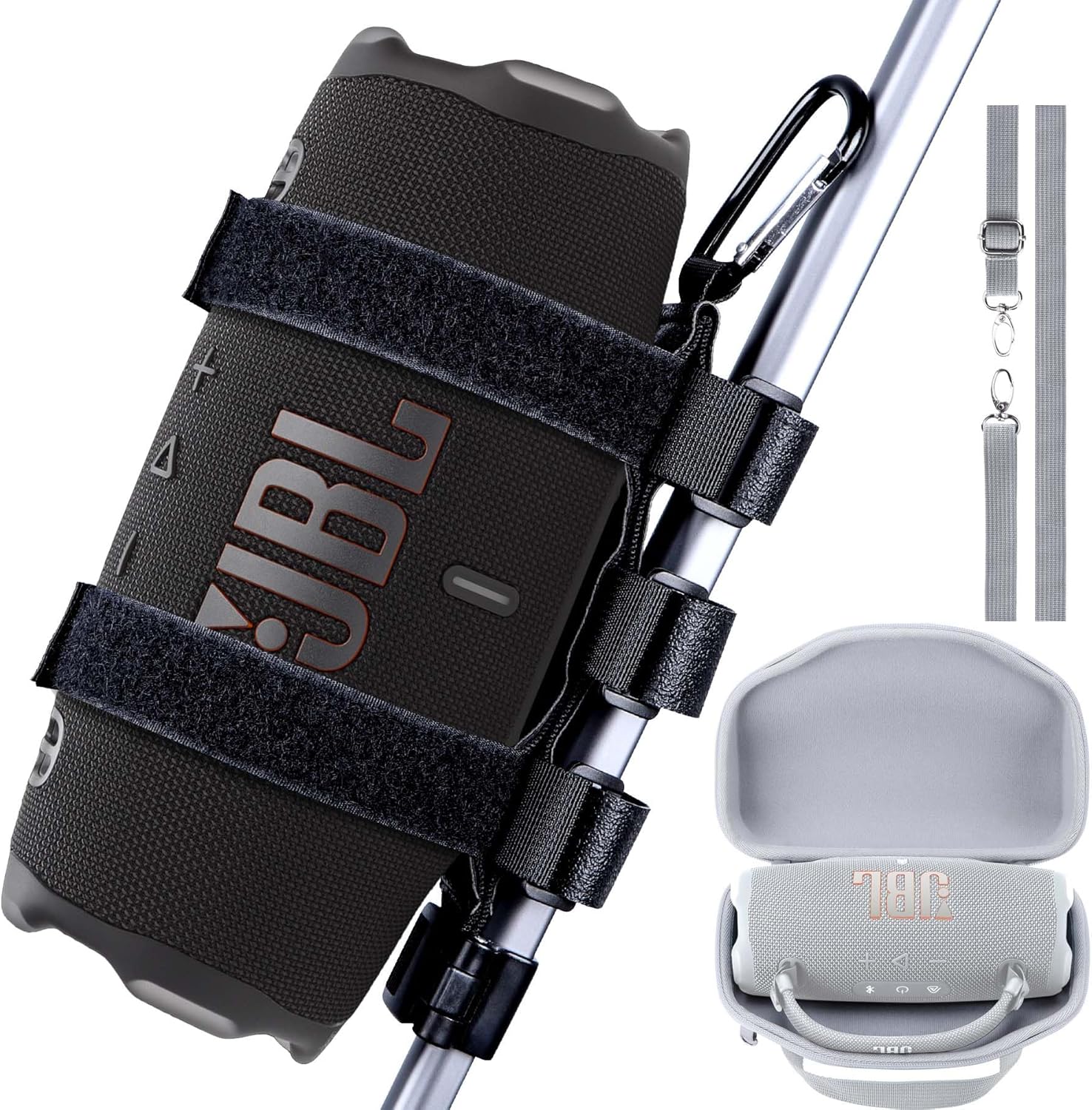 Speaker Mount + Case for JBL Charge 6 Speaker