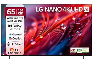 LG 164 cms (65 inches) U8 AI Series 4K Ultra HD (3840 x 2160) Smart webOS LED TV 65NU870BPLA 2026