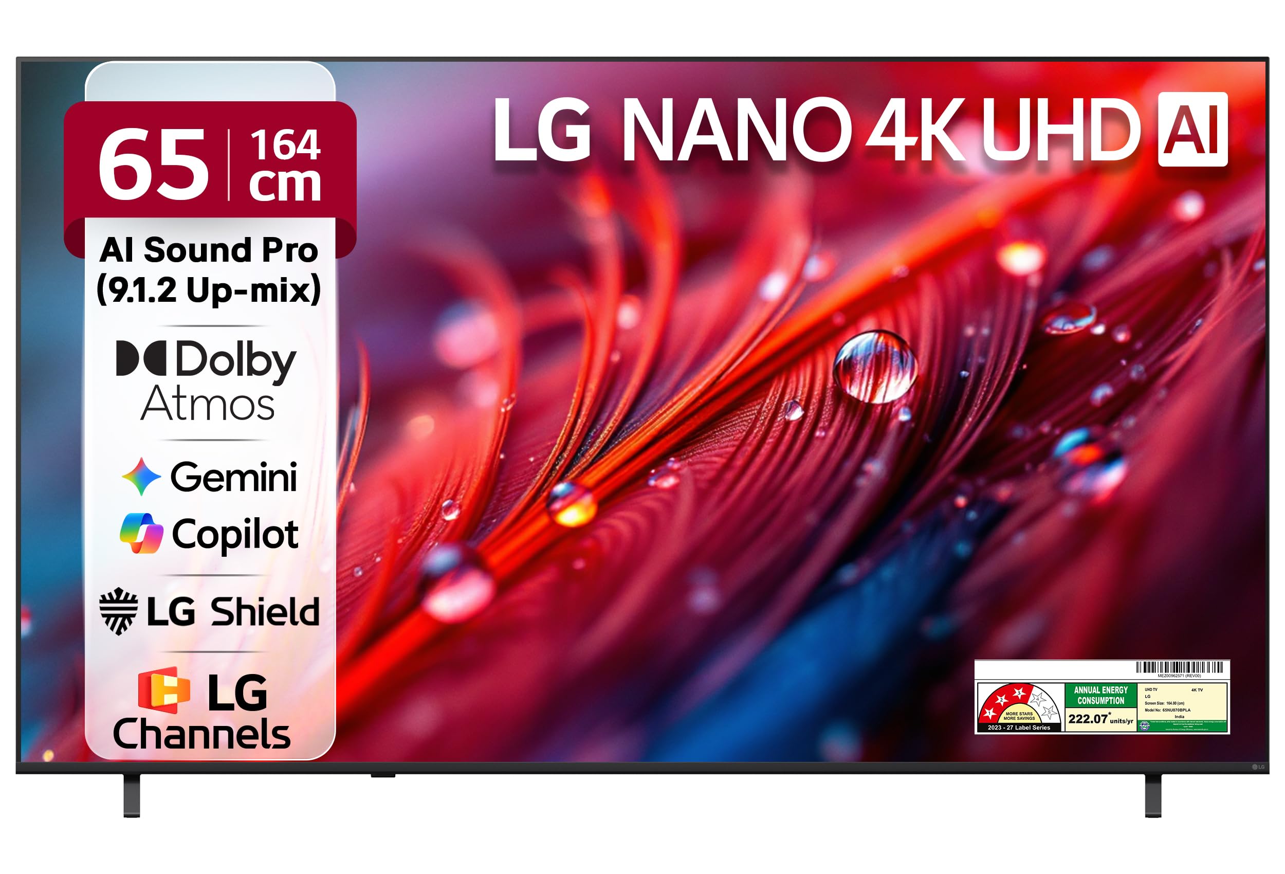 LG 164 cms (65 inches) NU87 AI Series Nano 4K Ultra HD Smart webOS LED TV 65NU870BPLA-image-13