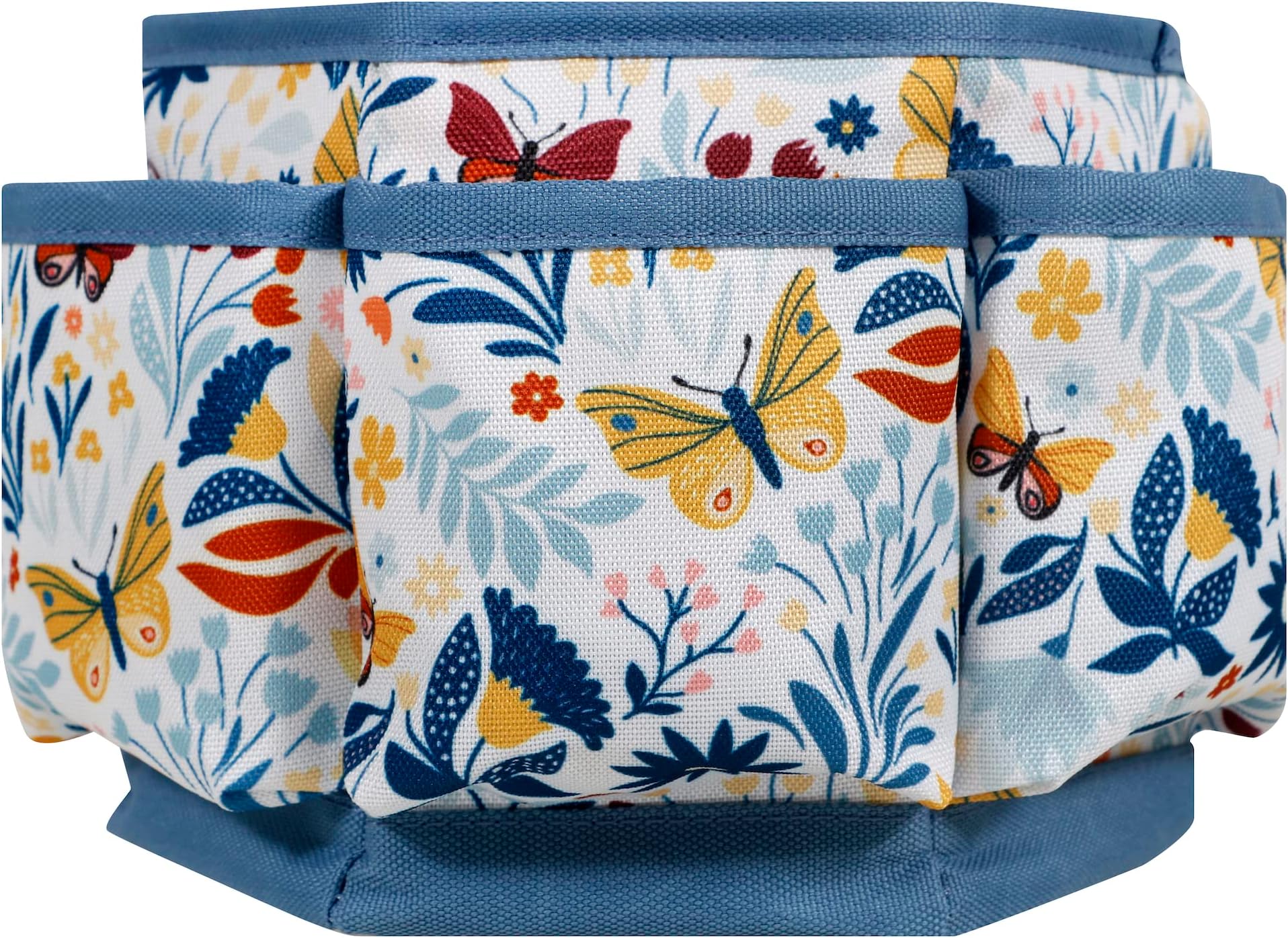 SINGER 360 Rotating Sewing Organizer Caddy, Butterfly Floral Desk Storage