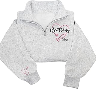 Chillever Custom Nurse Sweatshirt – Registered Nurse RN Gift – Healthcare Worker Apparel – Personalized Nursing Crewneck