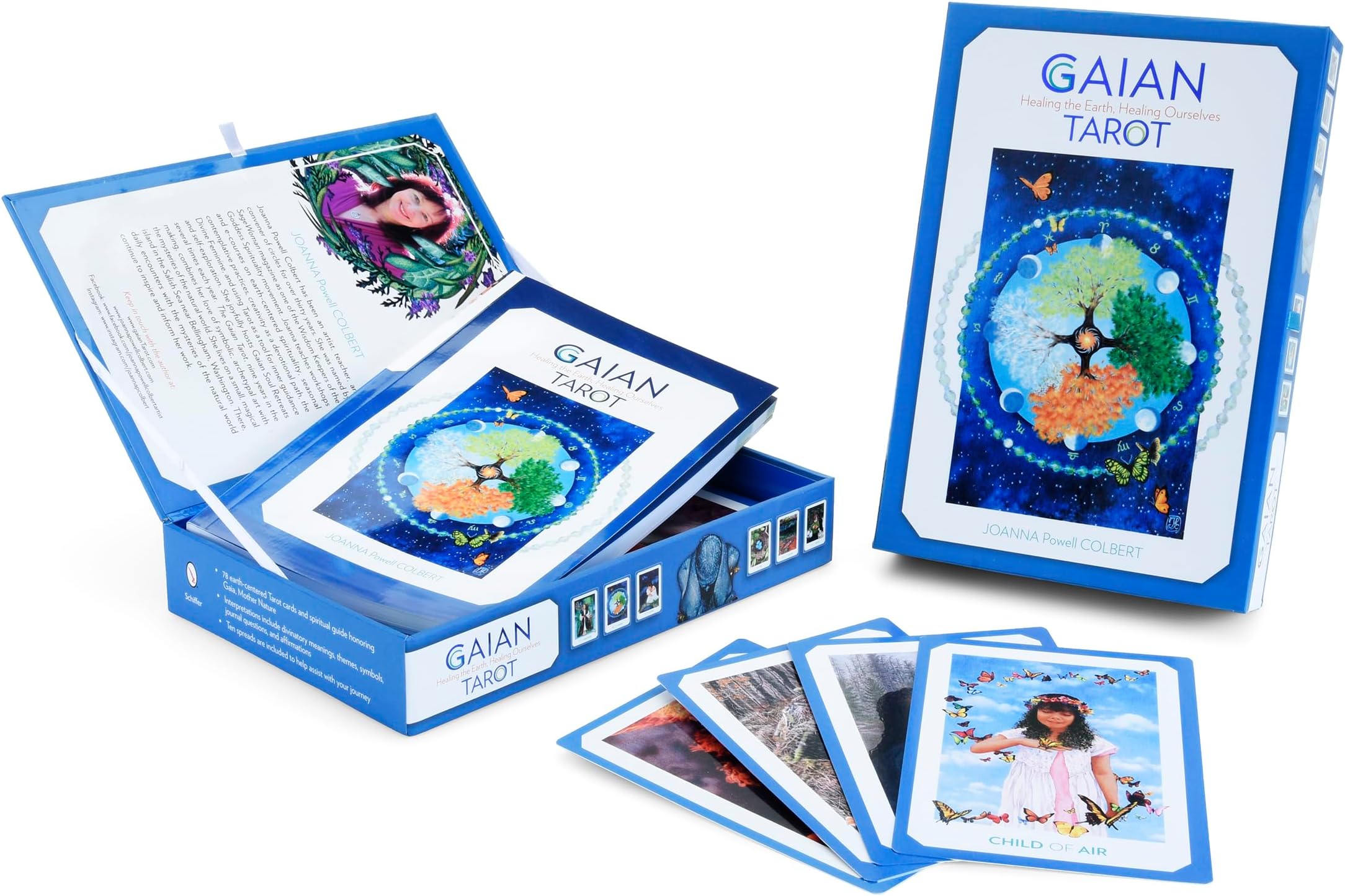 Gaian Tarot: Healing the Earth, Healing Ourselves (Tarot Kit Box Set with 78 Cards and Guide Book)