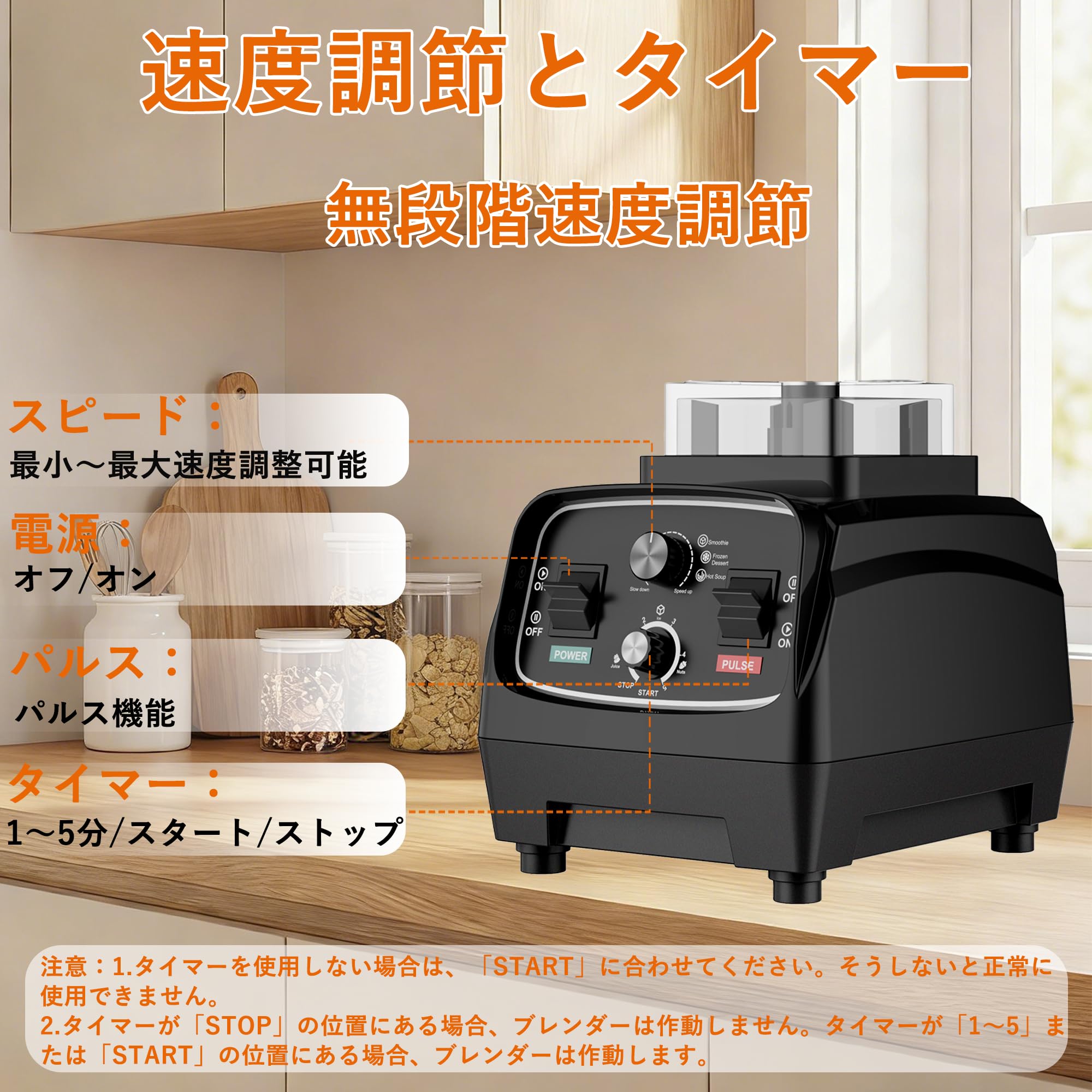 Amazon | ミキサー 業務用ミキサー 食器洗い機可 ブレンダー 2L 氷も