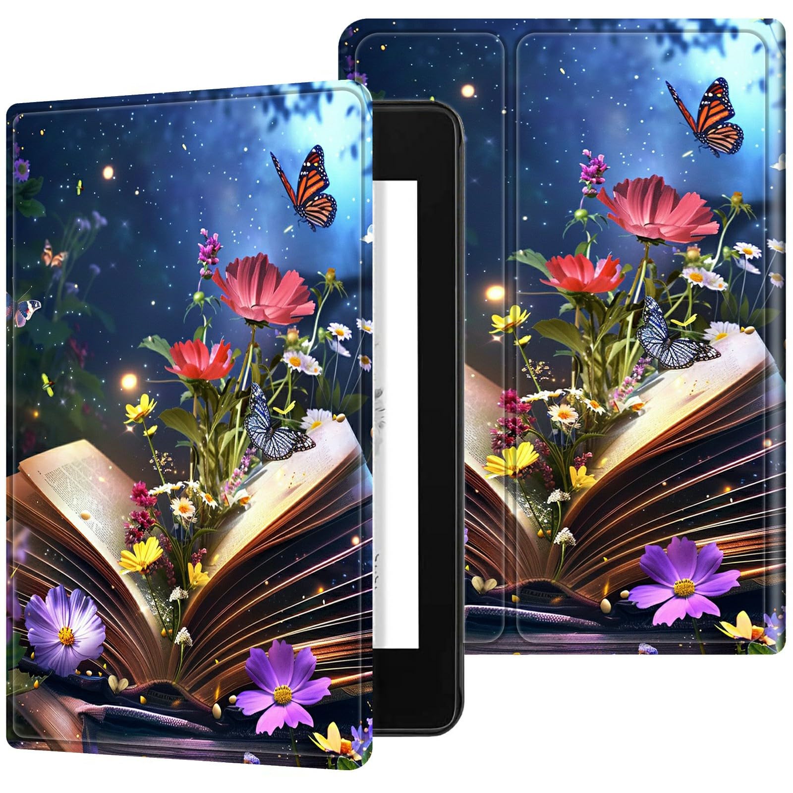 Custodia per Kindle da 6 pollici di 11a generazione 2022 Modello no: C2V2L3, in pelle PU con angoli di visione multipli e cavalletto posteriore Custodia protettiva contro le cadute Smart Cover