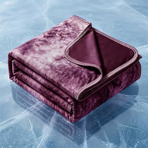 Topcee Cooling Blanket (90"x104"King Size) for Hot Sleepers,Absorbs Heat to Keep Body Cool for Night Sweats,100% Oeko-Tex Certified Cool Fiber,Breathable,Comfortable, Hypo-Allergenic, All-Season.