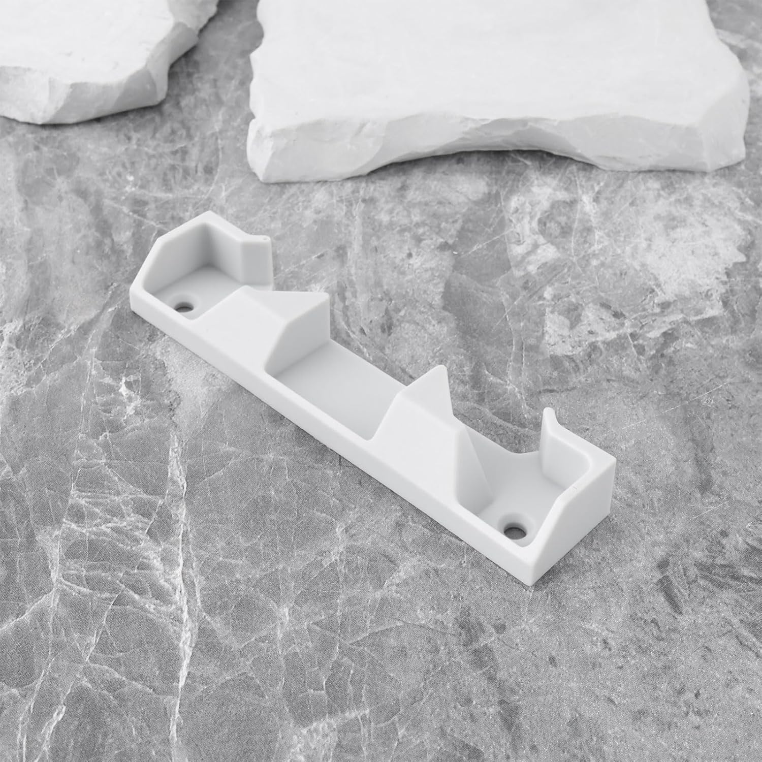 2x Lock Strike Plate Compatible with Velux Roof Windows Replacement 025116 Plastic Locking Plate Fastener Grey