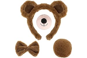 Adorable Dress Up Bear Costume Set for Halloween Revelry