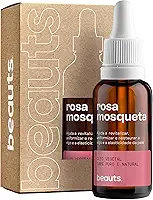 Óleo de Rosa Mosqueta - Puro, Uniformizador, Hidratante e Antioxidante - Para Manchas, Rugas, Estrias e Melhor Elasticidade - Uso Facial, Oleo Corporal e Cabelos - 100% Pura Natural Vegano - 30 mL Beauts