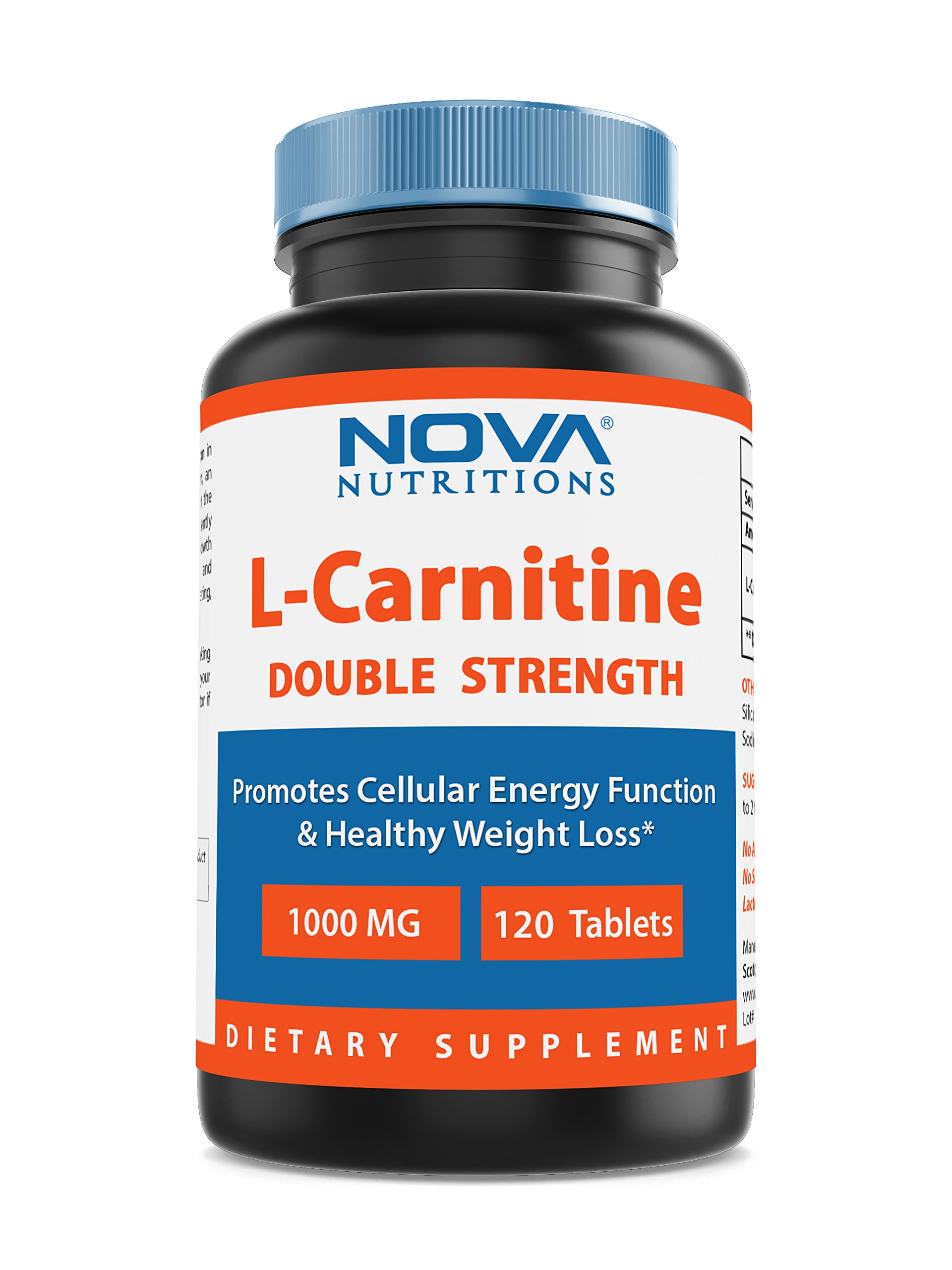 Nova Nutritions L Carnitine 1000 Mg 120 Tablets