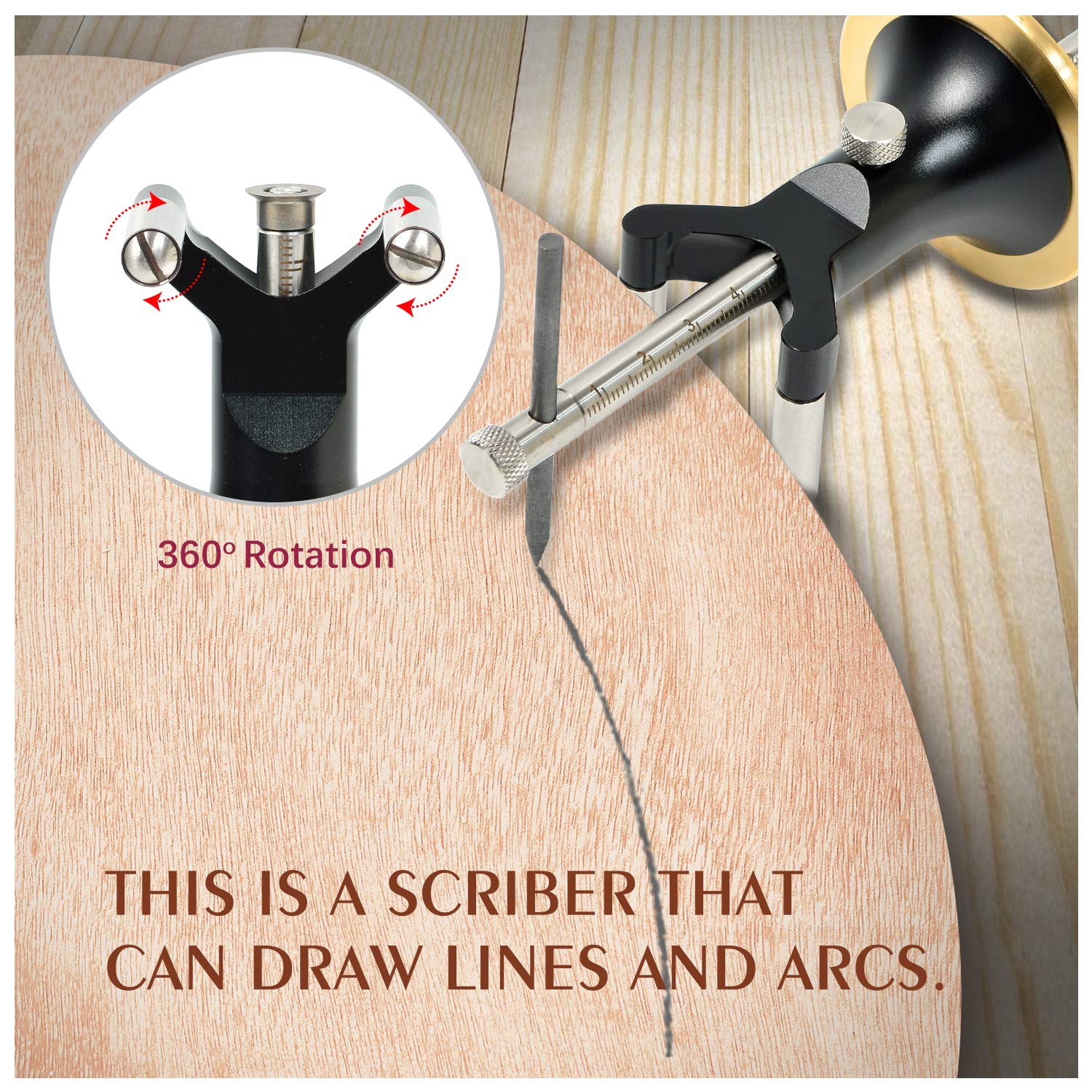 Buy Newkiton Wheel Marking Gauge Multi with Dual Function, 1 Bearing