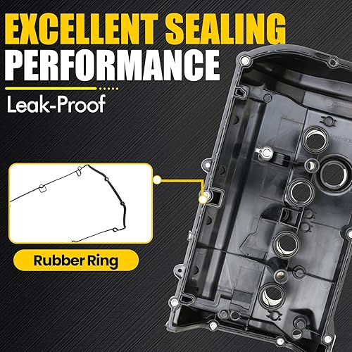 Miniatura 4 de Cubierta de válvula compatible con Mini Cooper S Countryman Paceman Hatchback Clubman Convertible Coupe R55 R57 R58 R59 R60 R61 JCW 1.6 Turbo