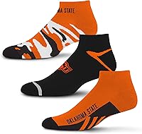 Vista 21 de For Bare Feet Paquete de 3 calcetines tobilleros unisex para adultos de la NCAA Camo Boom