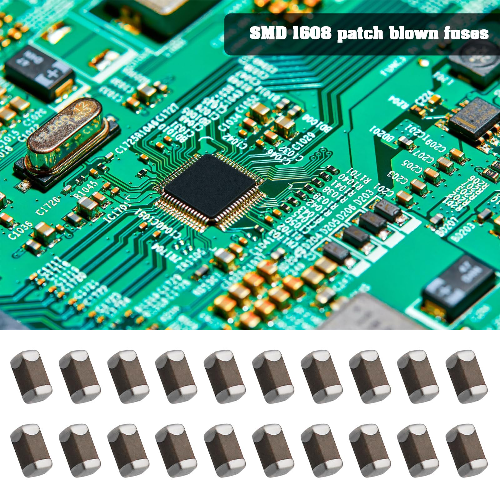 OTOTEC 500pcs SMD Ceramic Capacitor Fuses 0603 Package 1608 Patch 10NF 50V 10% Suitable for Various Electronic Applications DIY Electronic Projects - Image 2