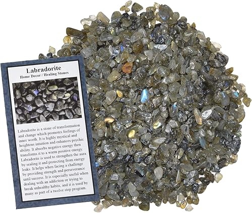 3 libras de piedras de labradorita pulidas, rocas pulidas para manualidades, arte, relleno de jarrones, decoración, reiki, fabricación de joyas de