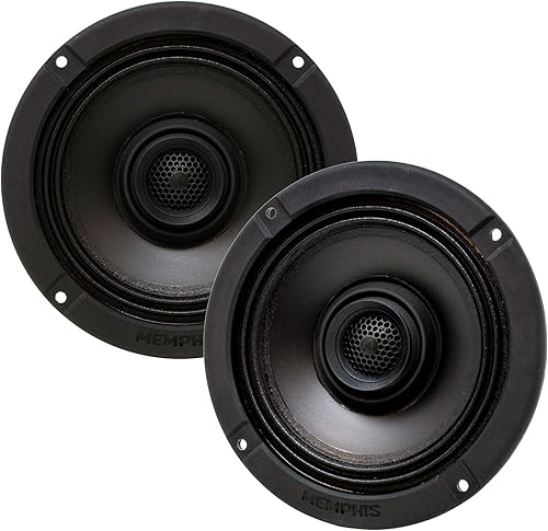 Miniatura 6 de Memphis Audio MXAHDPRO2 2 Altavoz de 6.5 pulgadas Audio para motocicleta compatible con kits OEM Harley Davidson Direct
