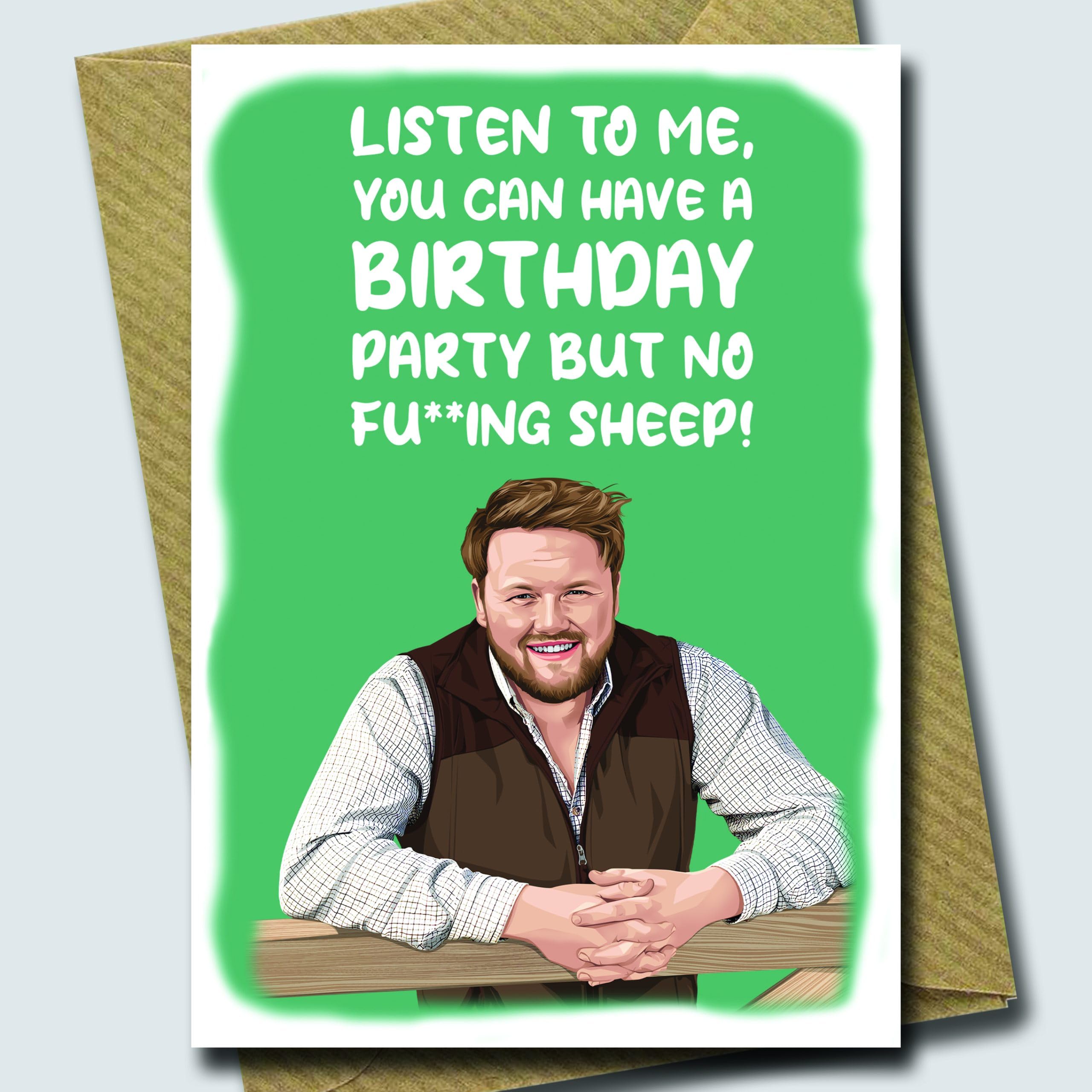 Kaleb Cooper Birthday Card - Clarkson's Farm Birthday Card - Diddly Squat Farm - Kaleb Birthday Card for Family Friend Dad Mum Son Nephew…