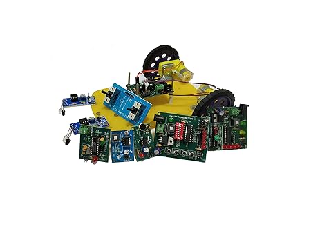 Embeddinator's 14 in 1 Non-Programmable Robotic DIY Kit (Without Microcontroller)