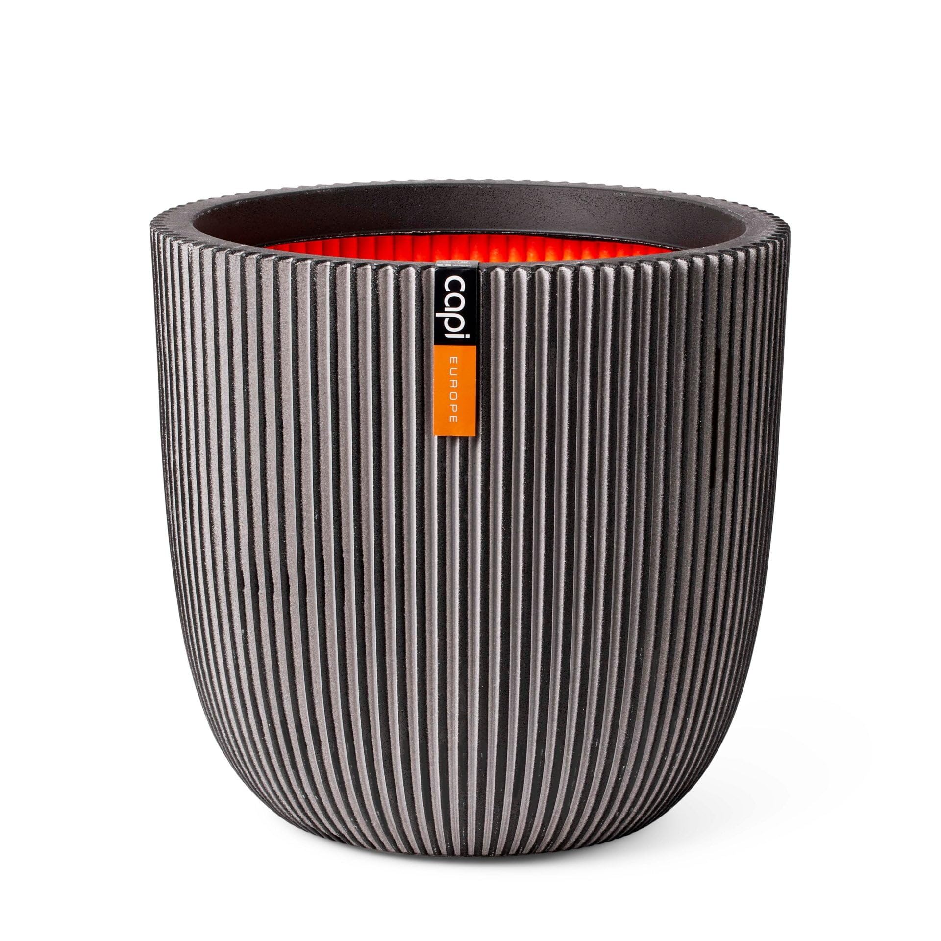Capi Europe - Blumentopf Kugel Groove NL - 43x41 - Anthrazit 