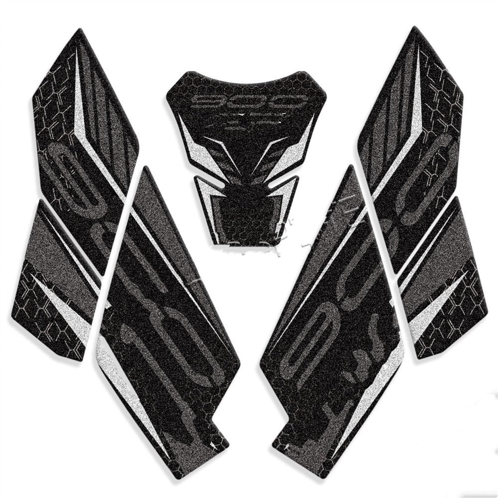 Motorcycle Tank Pad Protector Sticker Decal Gas Knee Traction Side for Kawasaki for Z900 for 2017 2018-2023 Bike Tank Film(Color3)