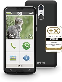 Emporia Tlphone Portable pour sniors Smart3 S3001 Noir 1 pcs Emporia Tlphone Portable pour sniors Smart3 S3001 Noir 1 pcs