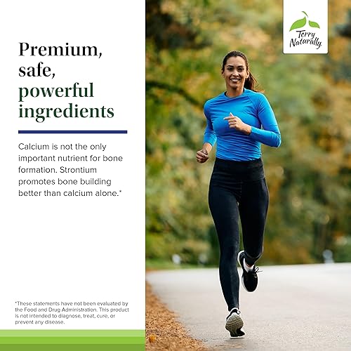 Miniatura 5 de Terry Naturally Estroncio - Apoyo a la salud y la fuerza ósea - Suplemento con cápsulas veganas - Suplemento de salud con citrato de estroncio para