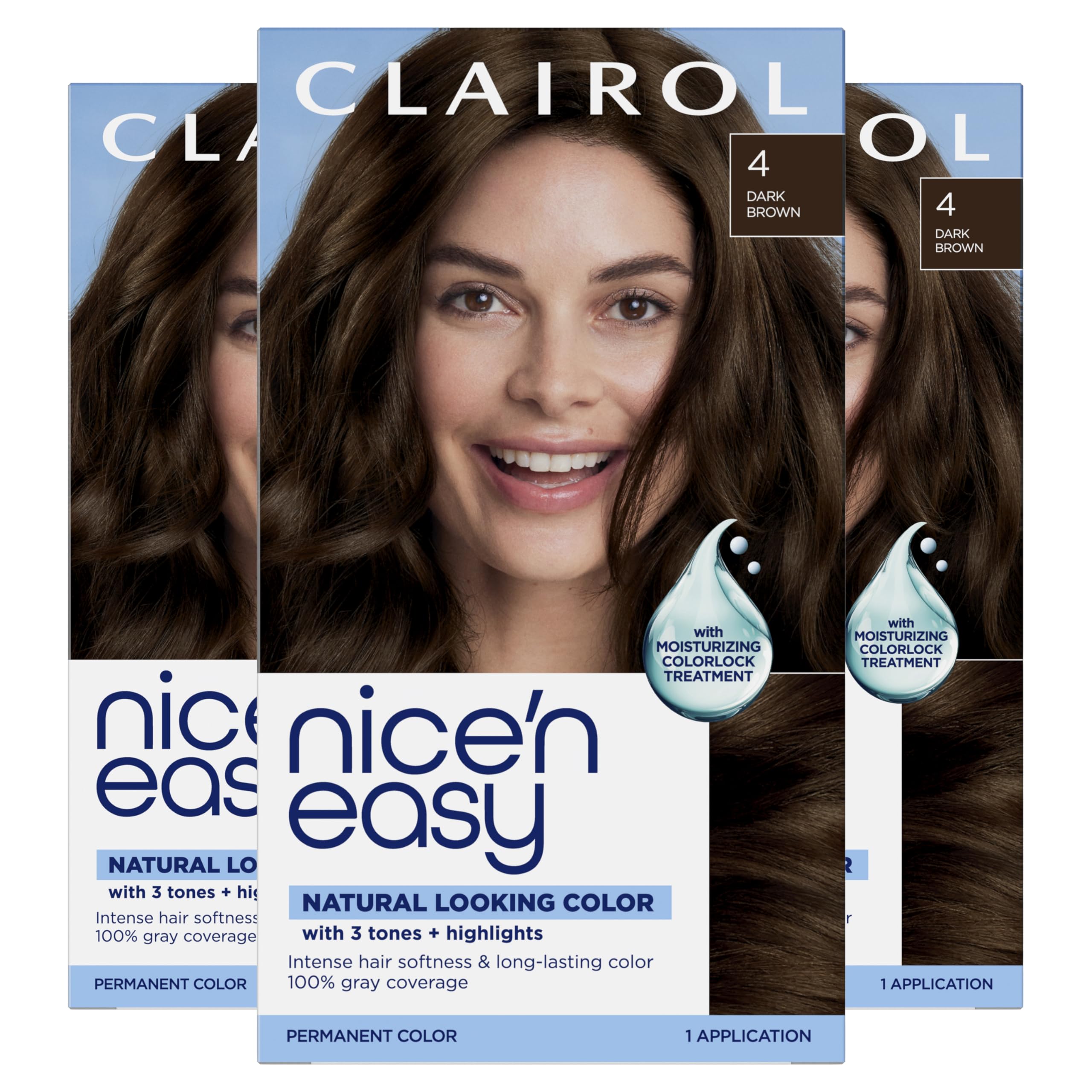 Clairol Nice'n Easy 4 Dark Brown